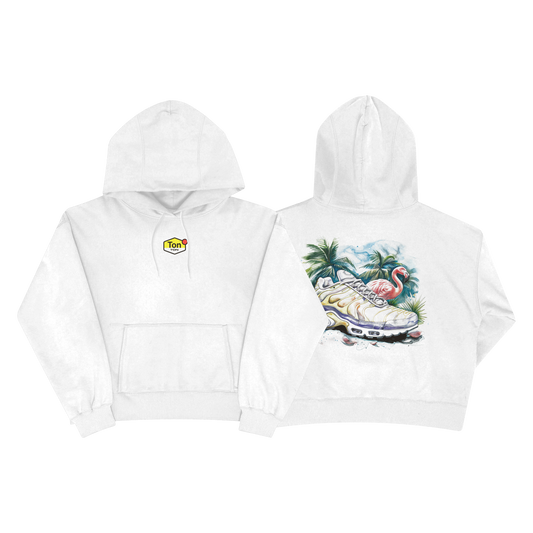 SWEAT-CAPUCHE "AIR MAX" - BLANC