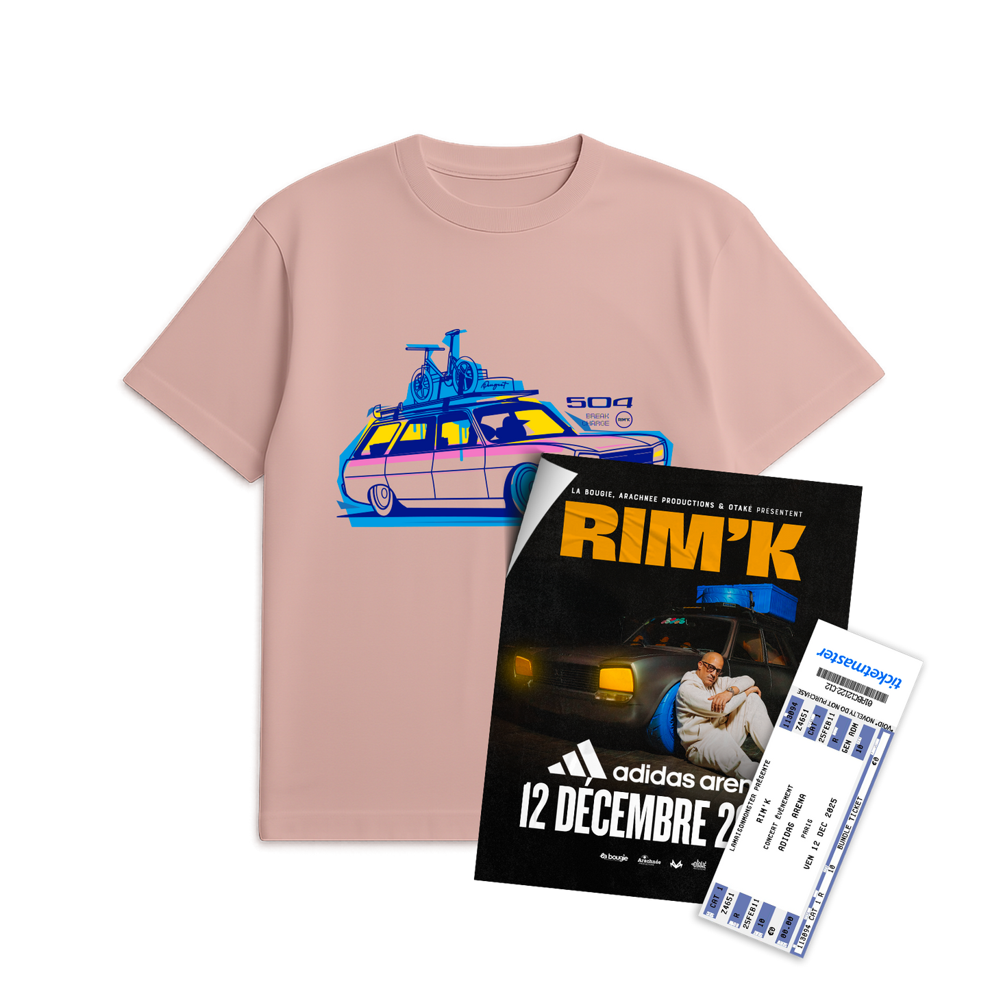 RIM’K x PEUGEOT DESIGN LAB "PINK" + PLACE DE CONCERT (OPTION)