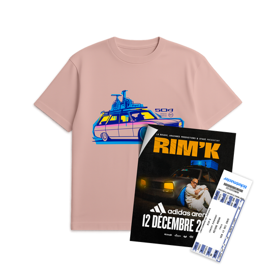 RIM’K x PEUGEOT DESIGN LAB "PINK" + PLACE DE CONCERT (OPTION)