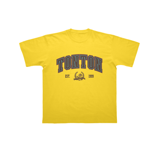 T-SHIRT "UNIVERSITY" - JAUNE