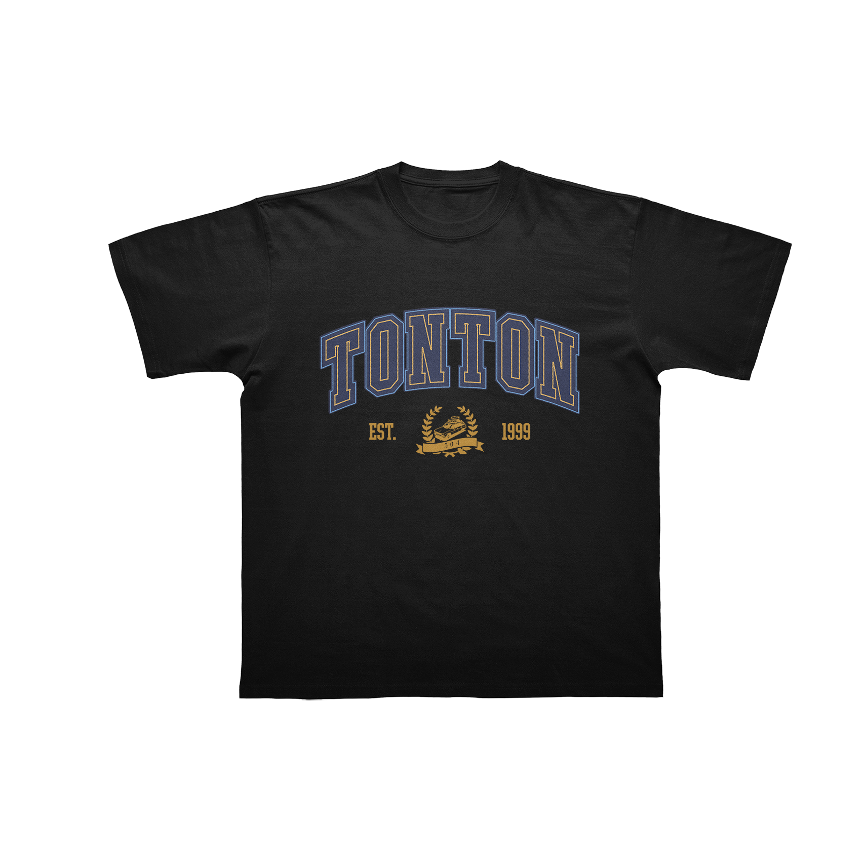 T-SHIRT "UNIVERSITY" - NOIR